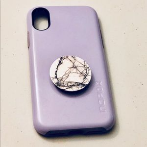 Soft purple Incipio Apple iPhone X phone case